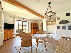 Μια τηλεόραση ή/και κέντρο ψυχαγωγίας στο Ferienhaus Labenbach