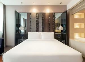 Katil atau katil-katil dalam bilik di Crystal Orange Hotel Shanghai Caohejing Yishan Road