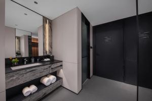Kuchyň nebo kuchyňský kout v ubytování Intercity Hotel Shanghai Jinqiao