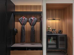 Kuchyň nebo kuchyňský kout v ubytování Intercity Hotel Shanghai Jinqiao