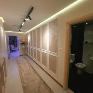 Koupelna v ubytování Hotel Rosa Blu