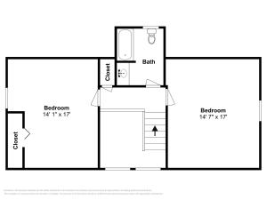 a floor plan of a small house at Crazy Idea in Swanton