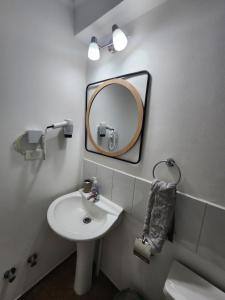 Koupelna v ubytování Céntrico y cómodo departamento