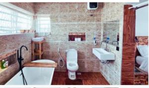 Koupelna v ubytování AVISTA Beach Resort Lekki Lagos