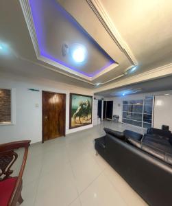 TV a/nebo společenská místnost v ubytování Hostal Viva Mar