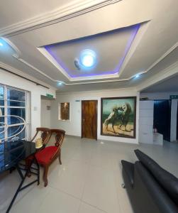 Posezení v ubytování Hostal Viva Mar