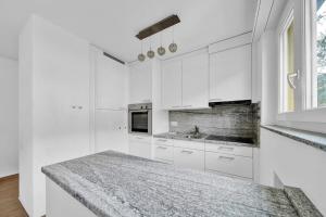 Kuchyň nebo kuchyňský kout v ubytování PEARL09 Appartement spacieux près de Bienne 2D