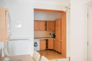 Kuchyň nebo kuchyňský kout v ubytování Apartamenty Optimal