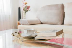 Posezení v ubytování Apartamenty Optimal
