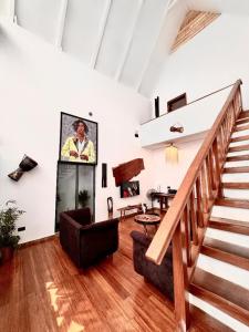 TV a/nebo společenská místnost v ubytování AVISTA Beach Resort Lekki Lagos