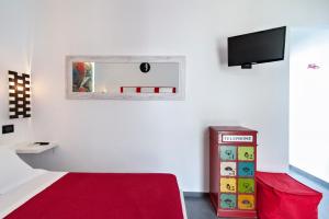 TV a/nebo společenská místnost v ubytování Bed & Blues