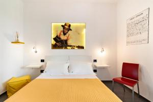 Postel nebo postele na pokoji v ubytování Bed & Blues
