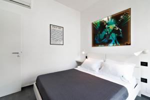 Postel nebo postele na pokoji v ubytování Bed & Blues