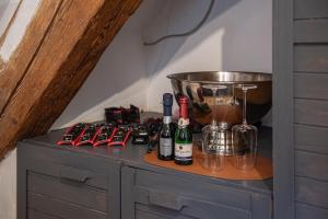 Nápoje v ubytování Appartement Sittenbach "Love"