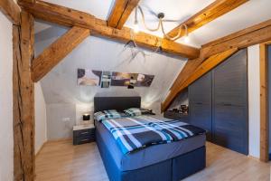 Postel nebo postele na pokoji v ubytování Appartement Sittenbach "Love"