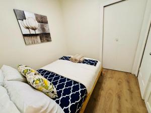 Krevet ili kreveti u jedinici u okviru objekta Sleek And Comfortable Space