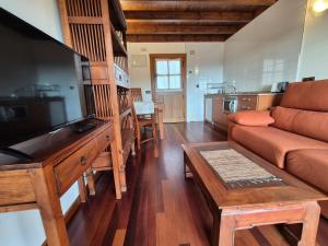 TV a/nebo společenská místnost v ubytování Apartamentos Monterodiles