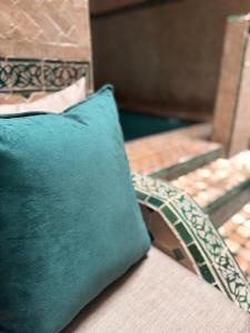 Χώρος καθιστικού στο Riad Naïel piscine privée