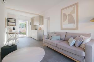 Χώρος καθιστικού στο Apartamentos Arkhe Denia