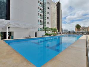 Πισίνα στο ή κοντά στο Flat particular no Hotel Athos Bulcão