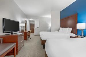 TV a/nebo společenská místnost v ubytování Comfort Suites DFW N-Grapevine