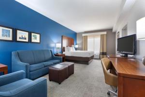 TV a/nebo společenská místnost v ubytování Comfort Suites DFW N-Grapevine