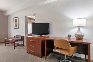 TV a/nebo společenská místnost v ubytování Comfort Suites DFW N-Grapevine