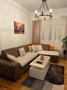 Posezení v ubytování Apartman Golden Crown