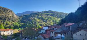 a group of houses in front of a mountain at Ca Na Daniela in Carreña de Cabrales  +28 photos