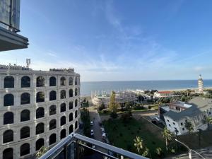 Nespecifikovaný výhled na moře nebo výhled na moře při pohledu z aparthotelu