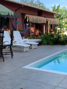 Kolam renang di atau dekat dengan Pousada Reserva de Itaúna