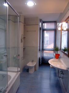 Phòng tắm tại Casa da Balea