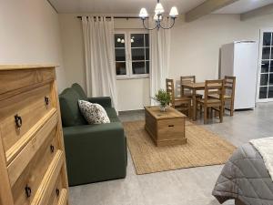 Posezení v ubytování Apartamento aconchegante na Colônia Witmarsum
