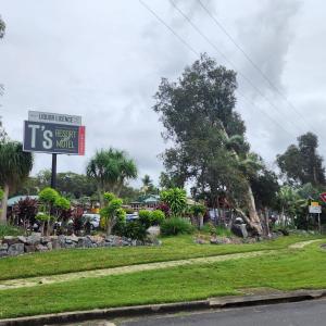 T's Resort & Motel外面的花园