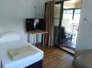 T's Resort & Motel客房内的一张或多张床位