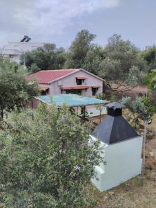 Zahrada ubytování Olea Cottage
