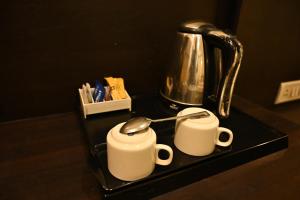 钱德拉旅馆的咖啡和沏茶工具