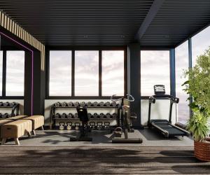 Fitness centrum a/nebo fitness zařízení v ubytování The Signature Hotel Saigon