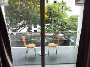 Balkón nebo terasa v ubytování Inventree Hotel,Bangalore