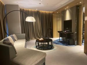Posezení v ubytování Wanda Realm Hotel Wuhu