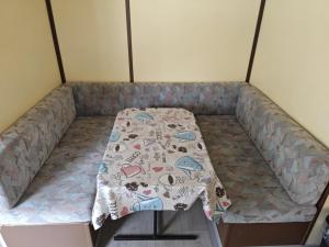 Posezení v ubytování caravan hereumond