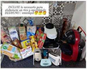 Příslušenství pro přípravu čaje a kávy v ubytování Eido da Consaca