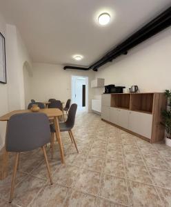 Posezení v ubytování KatalinKert Apartman 2