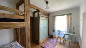 Postel nebo postele na pokoji v ubytování Dörrmühle