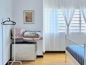 Voodi või voodid majutusasutuse Seaview and 5mins to Paddy Field and Beach toas