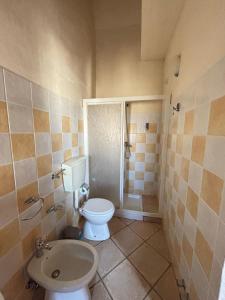 Koupelna v ubytování OneWay B & B