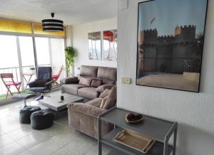 Posedenie v ubytovaní Terrace & Sea Views in Cullera