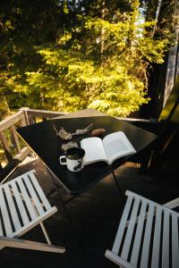 Area soggiorno di ZlatAir Black Boutique Chalets