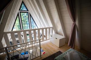 Letto o letti in una camera di ZlatAir Black Boutique Chalets