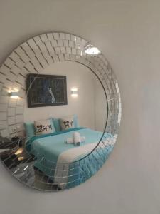 A bed or beds in a room at Welcoming studio in Torremolinos 45 m² with shared pool